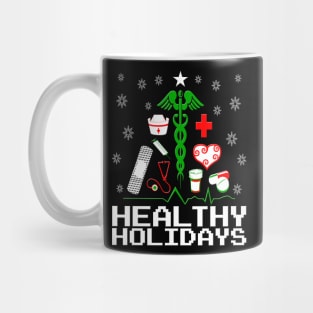 Healthy Holidays Nurse Tree Mug